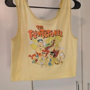 The Flintstones Yellow Tank Top